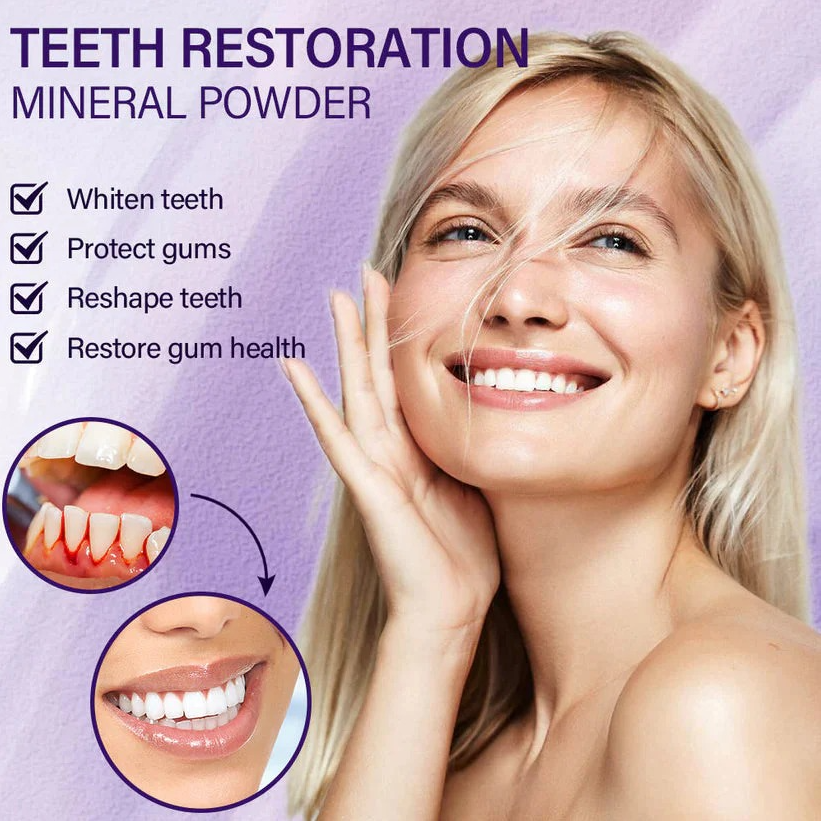 Mineral-Restore Natural Tooth Powder