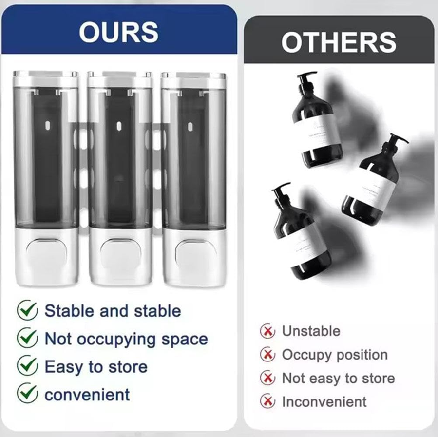 3-Chamber Shower Dispenser
