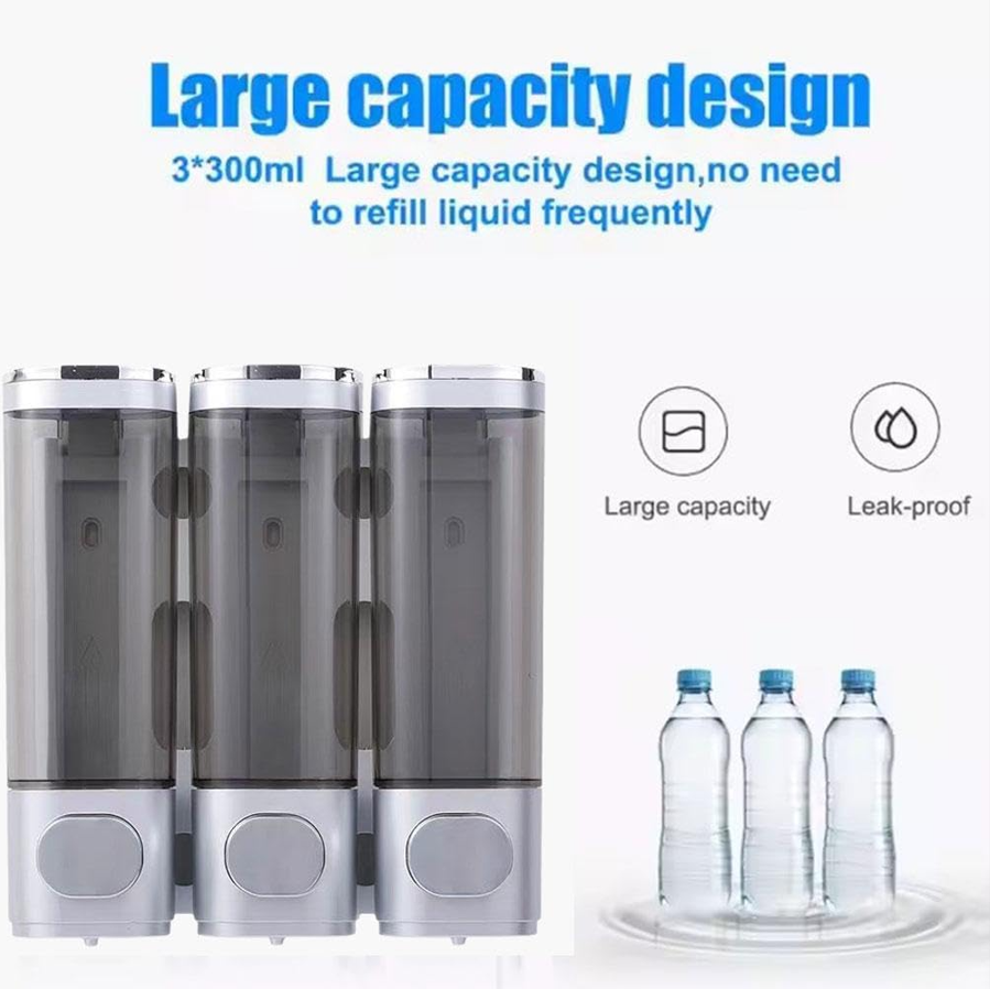3-Chamber Shower Dispenser