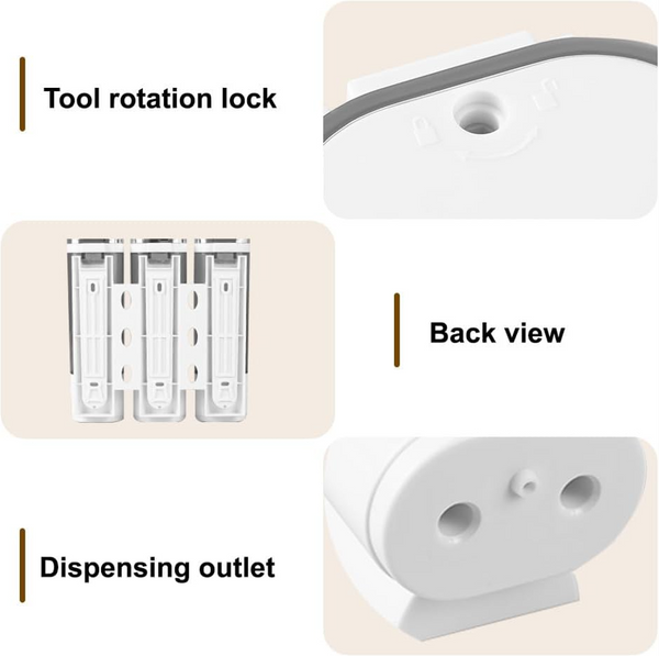 3-Chamber Shower Dispenser