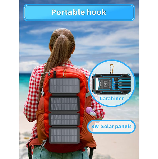 Solar & Wireless Power Bank