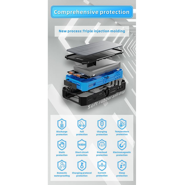 Solar & Wireless Power Bank