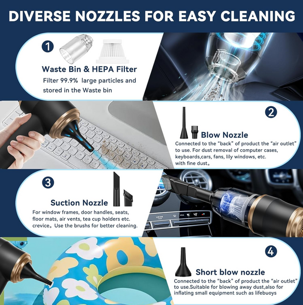 portable cordless handheld vacuum