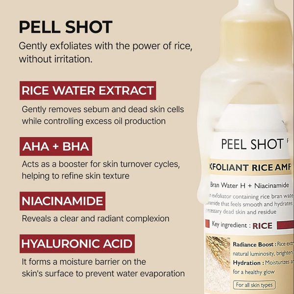 SilkGlow Rice Ampoule Exfoliant