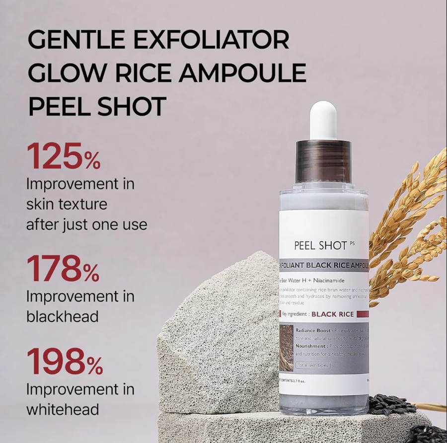 SilkGlow Rice Ampoule Exfoliant
