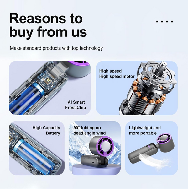 Foldable Handheld Cooling Fan