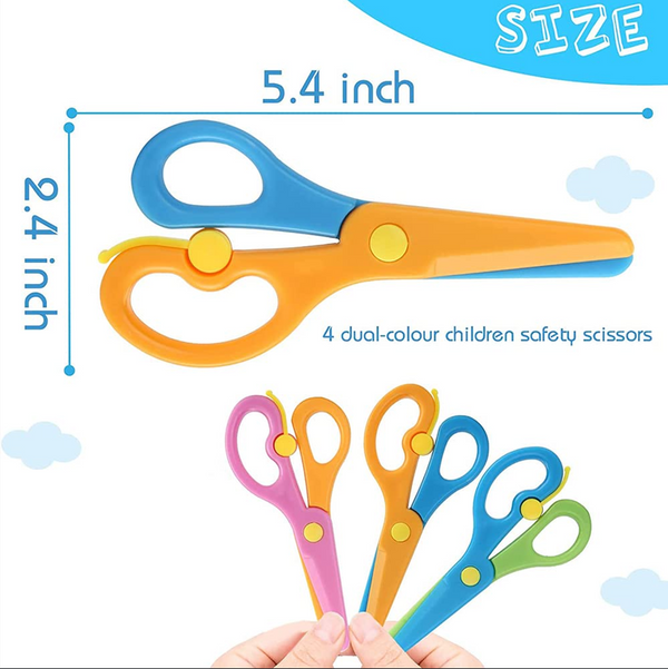Kids’ Safety Training Scissors Set