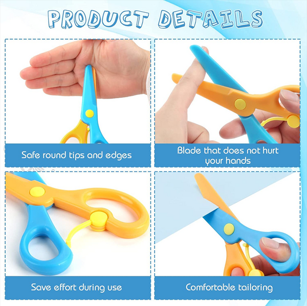 Kids’ Safety Training Scissors Set