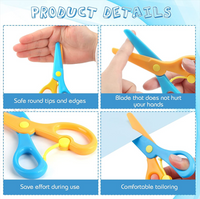Kids’ Safety Training Scissors Set