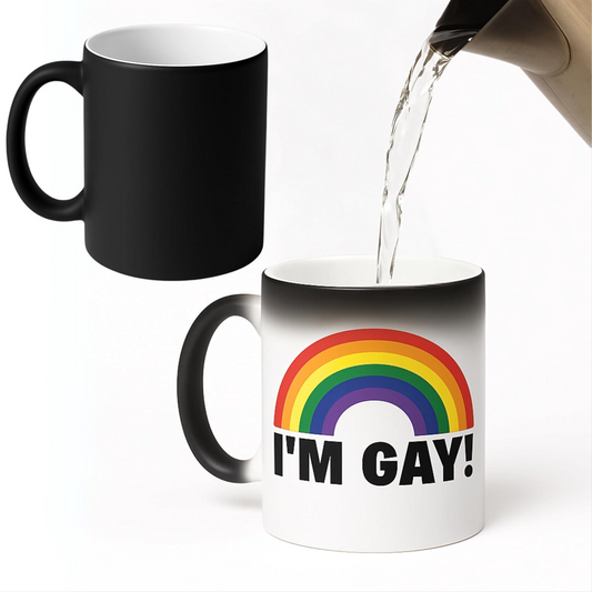 Gay Rainbow Heat-Change Mug