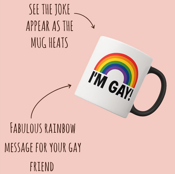 Gay Rainbow Heat-Change Mug