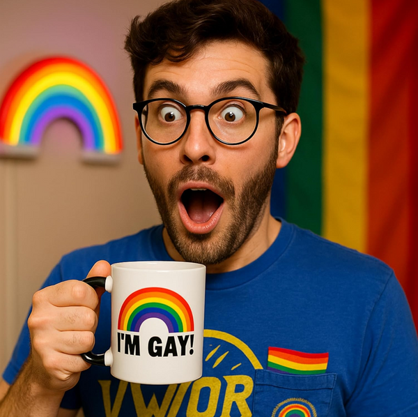 Gay Rainbow Heat-Change Mug