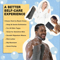 Long Exfoliating Shower Towel