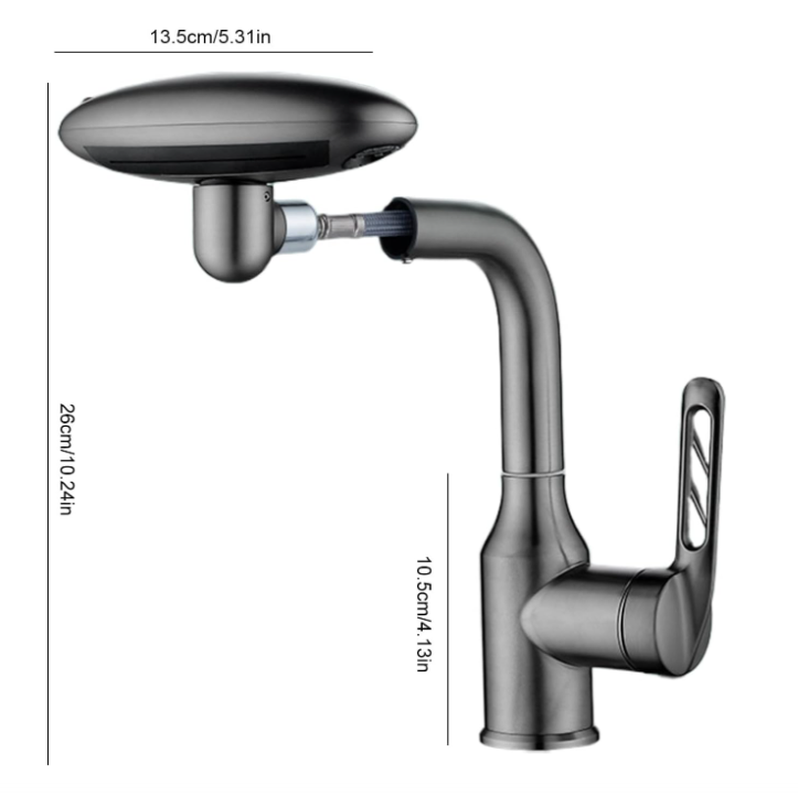 Multi-Mode Stainless Steel Faucet