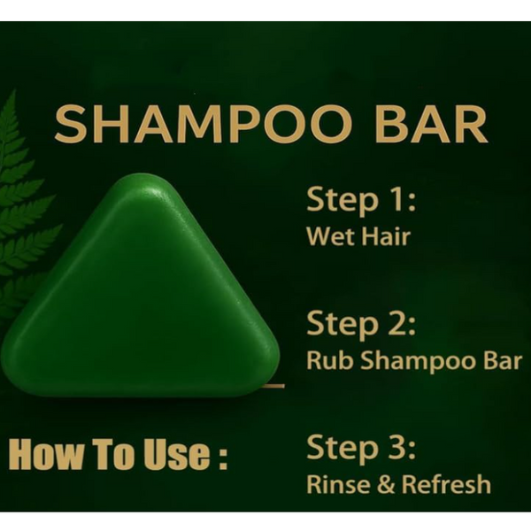 Herbal Triangular Shampoo Bar
