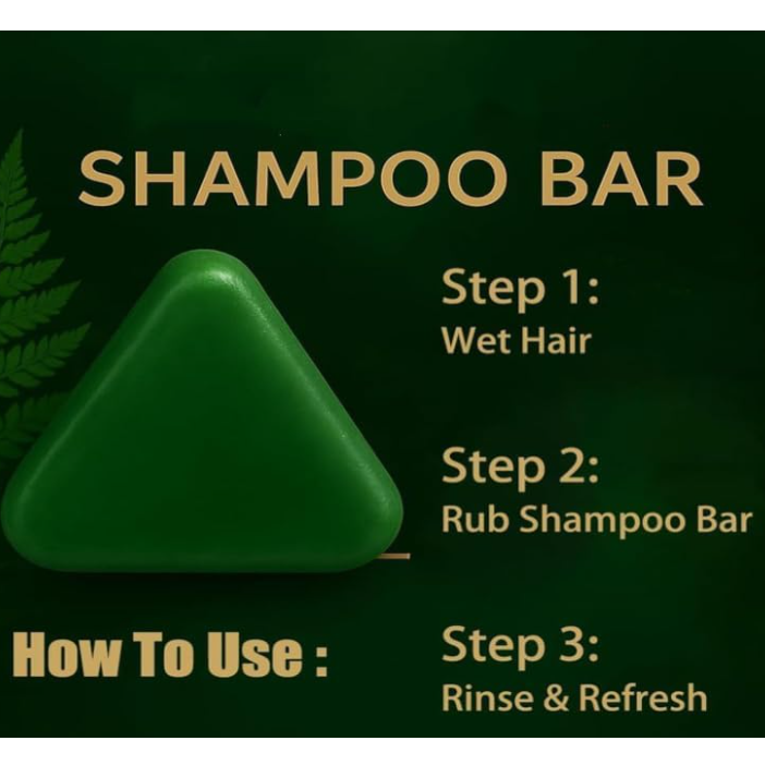 Herbal Triangular Shampoo Bar