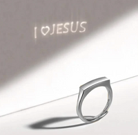 I Love Jesus Projection Ring