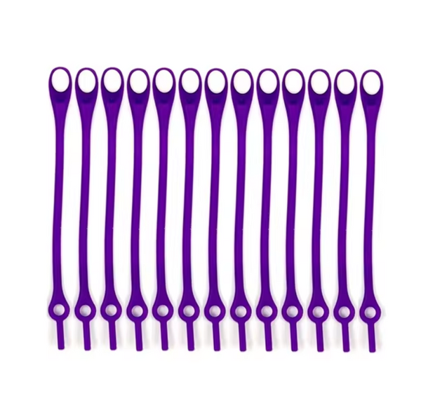 Tieless Elastic Shoe Laces (12-piece Set)