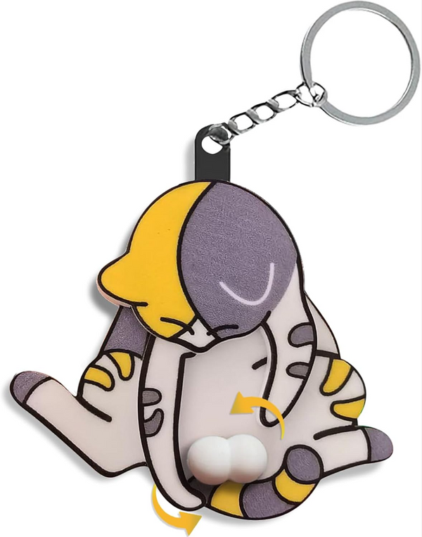Cute Cat Keychain