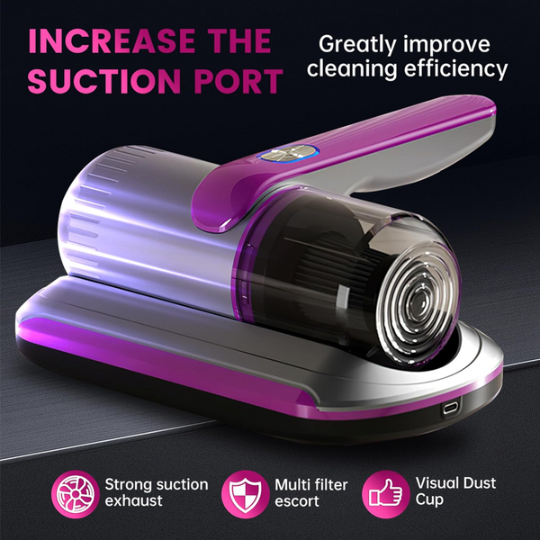 Wireless bed vacuum cleaner