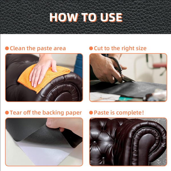 Self-Adhesive Leather Repair Patch