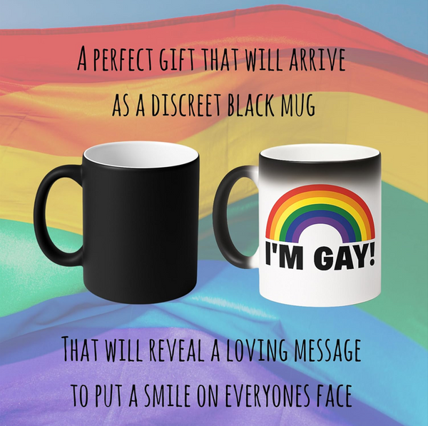 Gay Rainbow Heat-Change Mug
