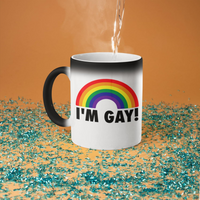 Gay Rainbow Heat-Change Mug