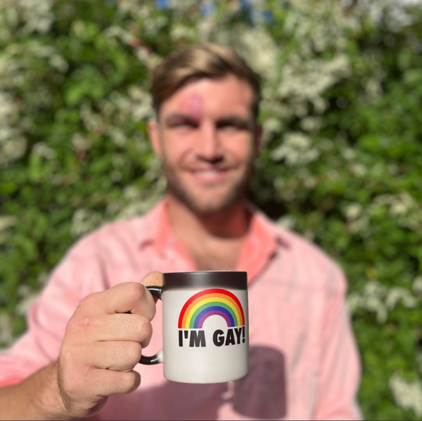 Gay Rainbow Heat-Change Mug