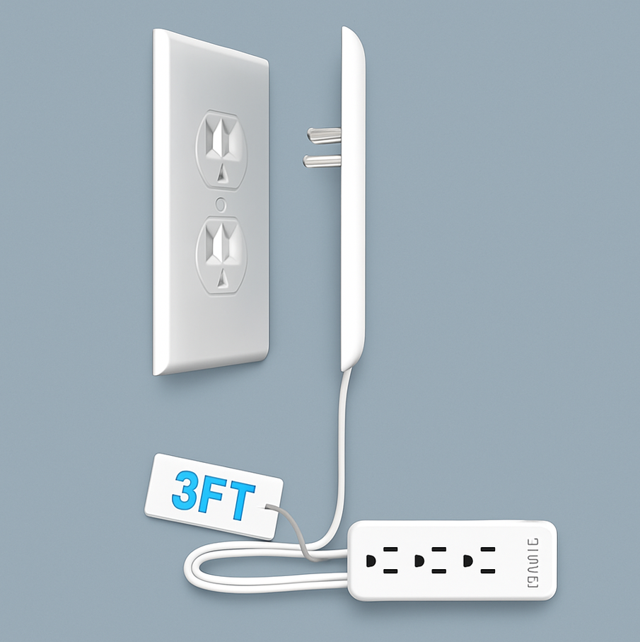 Sleek Socket Outlet & Cord Concealer Kit