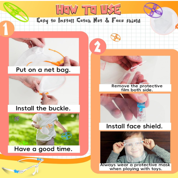 Stomp Flying Disc Launcher Toys for Kids