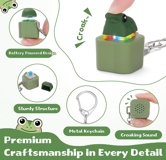 Frog Croaking Clicker Fidget Toy