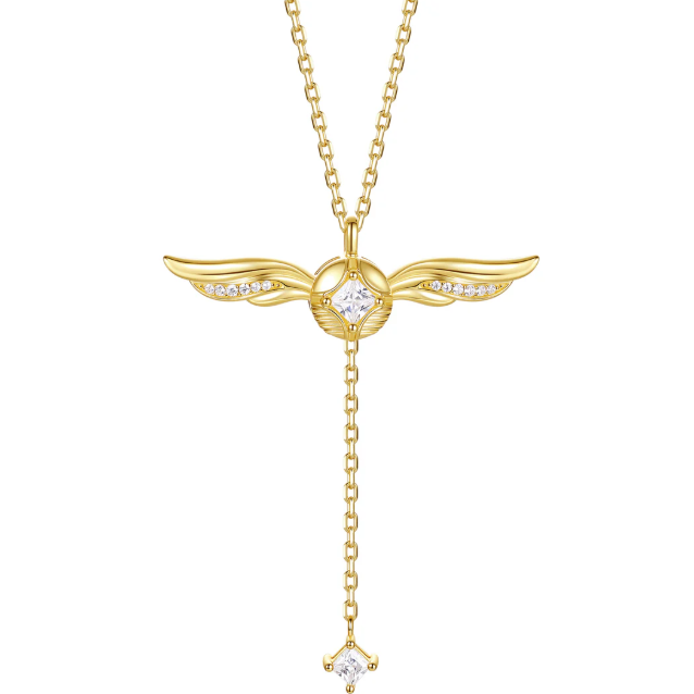 Harry Potter x FANCIME Golden Snitch Sterling Silver Necklace