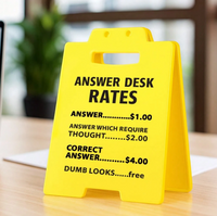 Funny Answer Desk Rates Office Cubicle Decor