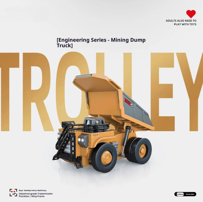 Mini Excavator, Forklift & Dumptruck Toy