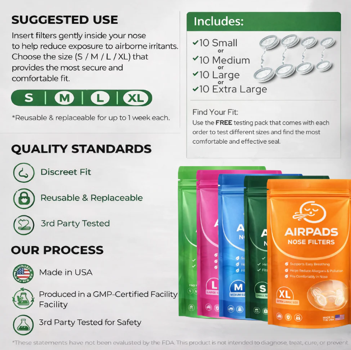 AIRPADS - Nose Filters