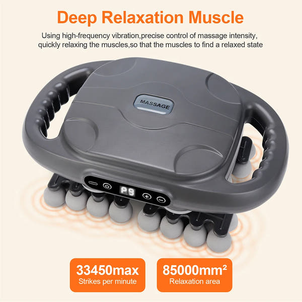 42-Heads Fascia Gun High-Frequency Vibration Body Massager