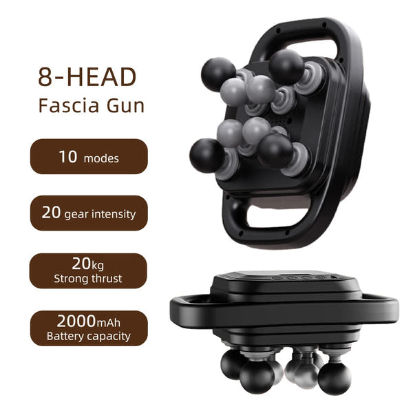 42-Heads Fascia Gun High-Frequency Vibration Body Massager