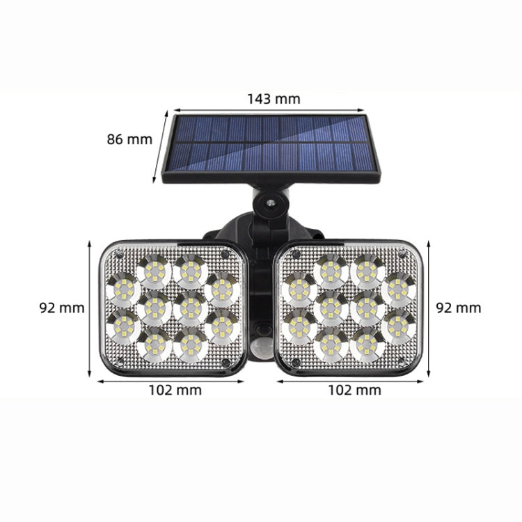 Solar Motion Sensor Light - 120 LED