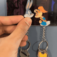 Bunny Pair Keychain
