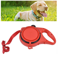 Multifunction Pet Leash with Foldable Bowl