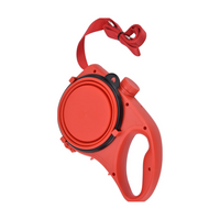 Multifunction Pet Leash with Foldable Bowl