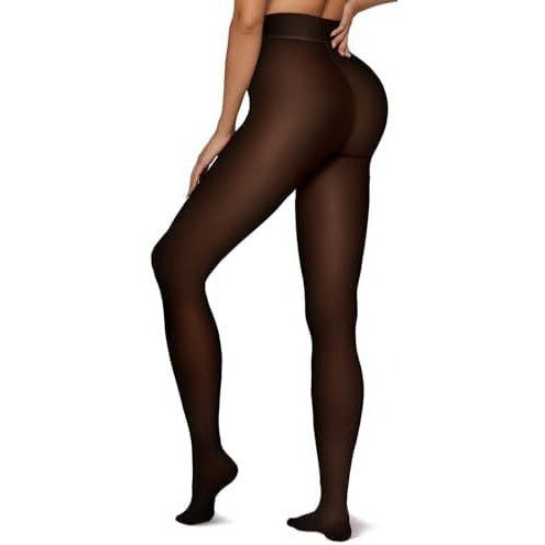 High Waisted Thermal Tights for Women