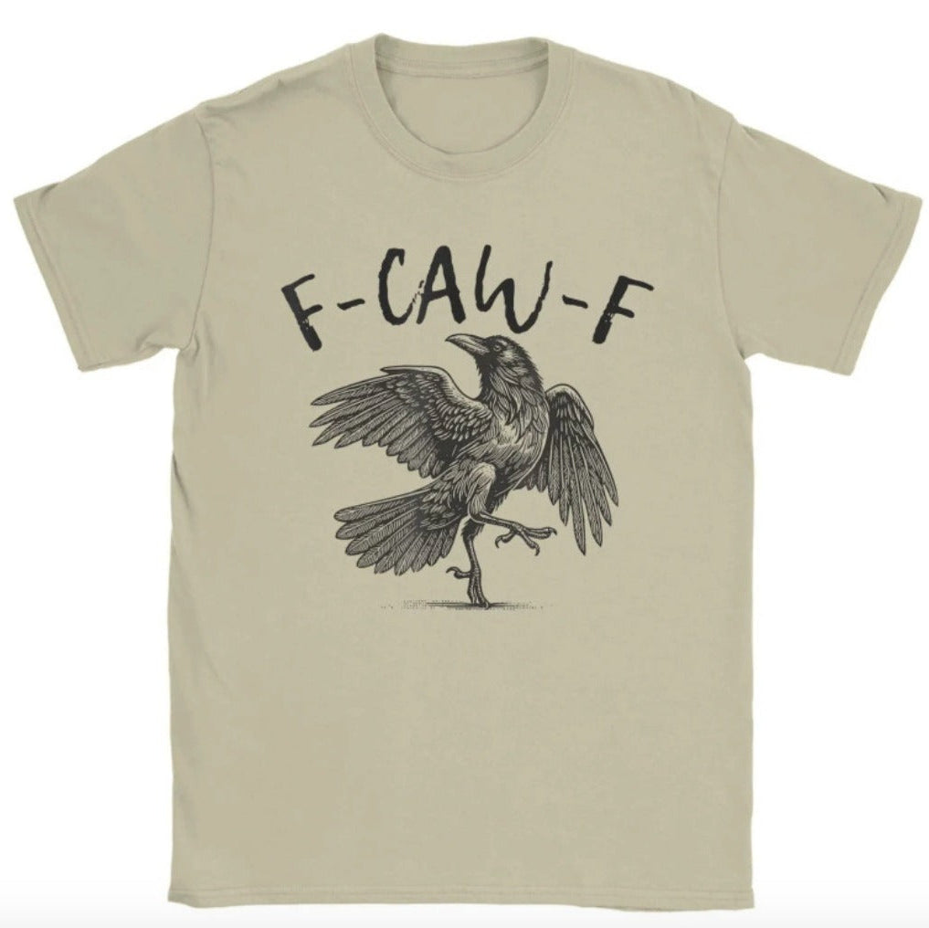 F-Caw-F Funny Black Bird T-Shirt