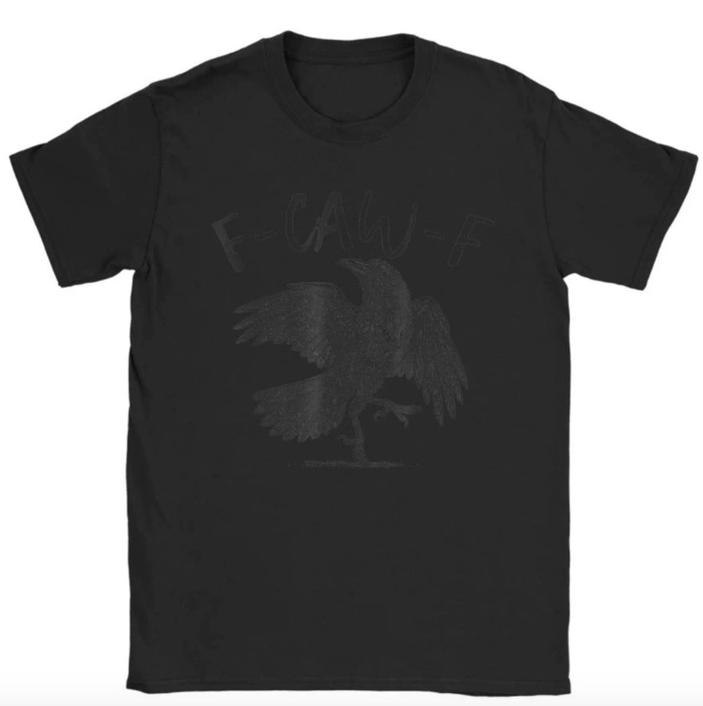 F-Caw-F Funny Black Bird T-Shirt