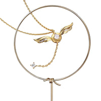 Harry Potter x FANCIME Golden Snitch Sterling Silver Necklace