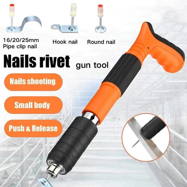 High-Power Concrete & Steel Nail Gun