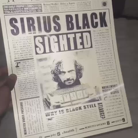 Wiz Art Harry Potter 3D Poster