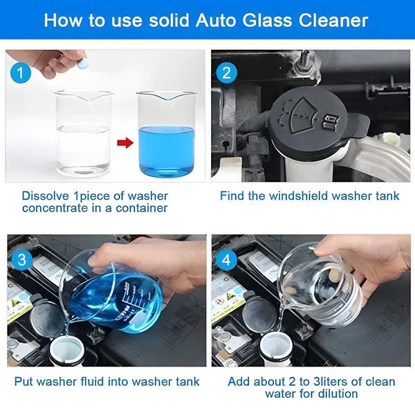 Windshield Cleaner Tablets